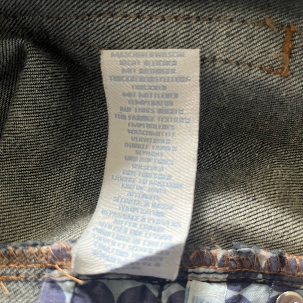 Boden Elegant Dark Blue Denim mini Skirt - Picture 4 of 5